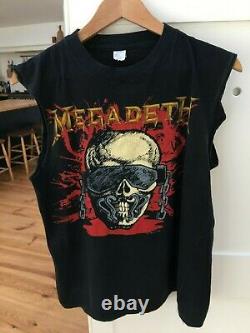 Megadeth Wake Up Dead Tour 1987 Original T Shirt Medium Rare vintage
