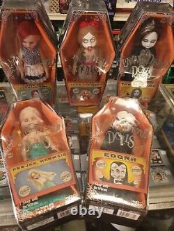 Mezco Living Dead Dolls Series 30 Set Madame Lucy Edgrr Lydia Feejee Mermaid