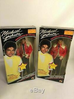 Michael Jackson Action Figure Posable Doll Beat It Outfit Vintage 1984 LJN INC
