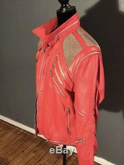 Michael Jackson J. Park Beat It Jacket Leather Vintage Original 1980s Thriller