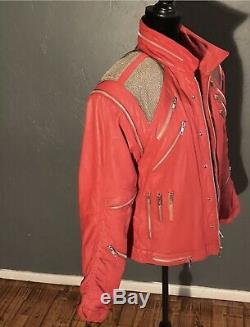 Michael Jackson J. Park Beat It Jacket Leather Vintage Original 1980s Thriller