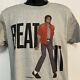 Michael Jackson Vintage Thriller Beat It 1984 Official Licensed T-Shirt Large