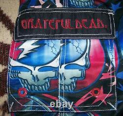 NEW Vintage GRATEFUL DEAD STEAL YOUR FACE Dragonfly Swim Surf Board Shorts Sz 34