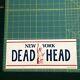 NEW Vintage Grateful Dead New York License Plate Dead Head Bumper Sticker Decal