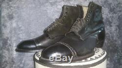 NOS DEAD STOCK 1900 20s US 10 E edwardian ANTIQUE VTG mens boots shoes