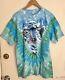 NOS Vintage 1994 Grateful Dead Skeleton Heli Ski R Biffle Tie Dye Shirt Size L