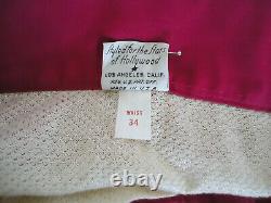 NOS mens 50s vtg swimsuit ZIP FIT 34 beefcake USA dead stock CATALINA HOLLYWOOD