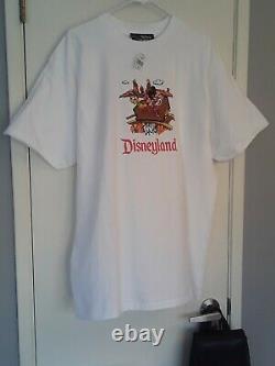 NWT! Dead Stock VTG Disney Originals Mickey Minnie Pluto Embroidered T-shirt XL