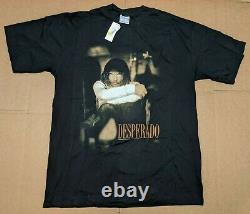 NWT Vintage 90s Desperado Movie T Shirt 1995 Black Sz XL 48 DEAD STOCK ORIGINAL