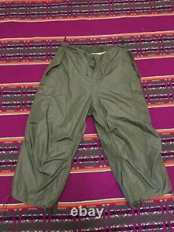 Never Used Dead Stock Vintage Us Army M51 Shell Pants With Liner 50s Parachute