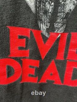 ORIGINAL! Vtg 90s EVIL DEAD Bruce Campbell HORROR Movie Single Stitch T Shirt L