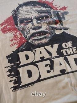 Original DAY OF THE DEAD Bub shirt 1985 Island Ent. LARGE vtg 80's horror