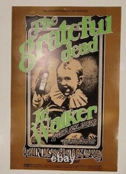 Original Vintage 1969 Grateful Dead Concert Poster. Filmore West