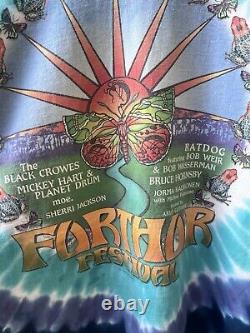 Original Vintage 90s Grateful Dead Further Festival Mens XL Tie Dye Band Tee