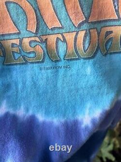 Original Vintage 90s Grateful Dead Further Festival Mens XL Tie Dye Band Tee