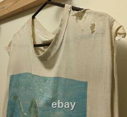 Original Vintage 90s Nirvana Nevermind T Shirt Size Large Sleeveless Worn Beat