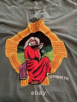 Original Vintage Grateful Dead Embroidered T Shirt XL