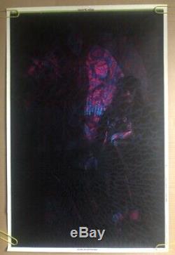 Pigpen Grateful Dead Original Vintage Blacklight Poster Wilfred Satty Overprint