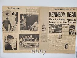 President Kennedy Dead, The Detroit News, Vintage Original Newspaper 1963