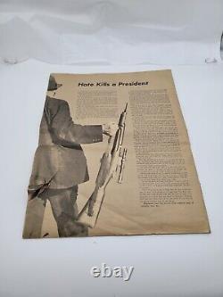President Kennedy Dead, The Detroit News, Vintage Original Newspaper 1963