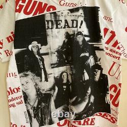 RARE GUNS N ROSES Dead! 1991 Use Your Illusion Shirt Large L 100% Authentic