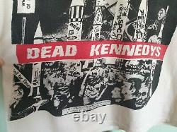 RARE Original Vintage 80s DEAD KENNEDYS WORLD WAR III Punk Tour Concert T-Shirt