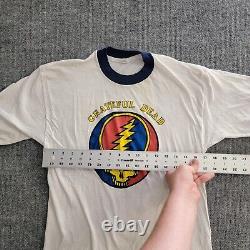 RARE Vintage Grateful Dead 80s Ringer Shirt Dead Head psychedelia bluegrass rock