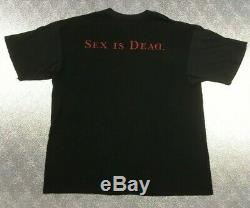 RARE Vintage Marilyn Manson Sex is Dead XL T Shirt 24x30.5 Original WINTERLAND
