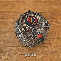 Rare Grateful Dead OOAK Hand Embroidered 80s/90s Paisley Hippy Bucket Hat