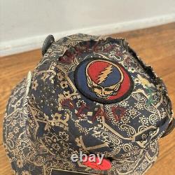 Rare Grateful Dead OOAK Hand Embroidered 80s/90s Paisley Hippy Bucket Hat