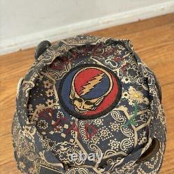 Rare Grateful Dead OOAK Hand Embroidered 80s/90s Paisley Hippy Bucket Hat