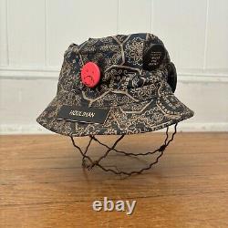 Rare Grateful Dead OOAK Hand Embroidered 80s/90s Paisley Hippy Bucket Hat