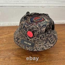 Rare Grateful Dead OOAK Hand Embroidered 80s/90s Paisley Hippy Bucket Hat