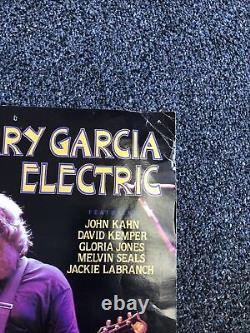 Rare Original Vintage GRATEFUL DEAD Jerry Garcia Electric Poster 20x13