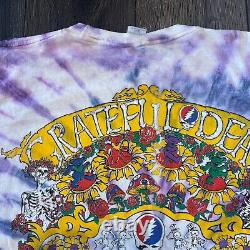 Rare VINTAGE 1994 GRATEFUL DEAD FALL TOUR T SHIRT Halloween Size XL Tie Dye