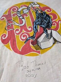 Rare Vintage 1969 Grateful Dead Live/Dead Band Shirt Signed By Bob Thomas XL