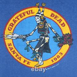 Rare Vintage 80s 1983 Grateful Dead GDP Santa Fe Dennis Larkins M Medium T Shirt