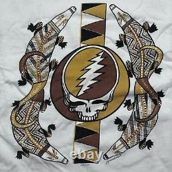 Rare Vintage Grateful Dead T Shirt XL 1993 Aboriginal Native Art Yumbulul Tribal