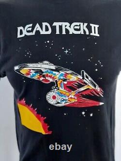 Rare Vintage Greatful Dead Star Trek Concert T-Shirt Size Large