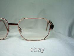 Red or Dead eyeglasses heptagonal oval rose gold plated frames men's women's