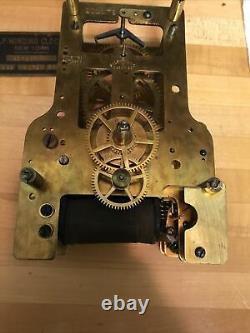 Self winding clock co. Battery electric WITH ID TAG 120 Beat movement 24 VOLT