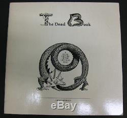 THE DEAD BOOK 1973 VTG Soft Cover BOOK Hank Harrison GRATEFUL DEAD + Flexi Disc