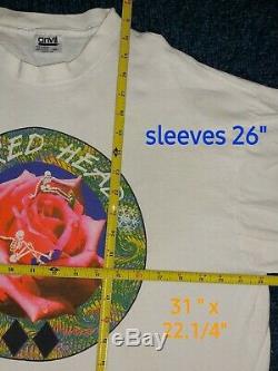 TRUE VINTAGE 1980's Grateful Dead T shirt No reprint authentic XL LONG SLEEVE
