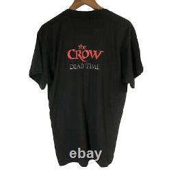 The Crow Dead Time Shirt Brandon Lee Movie 1996 Original Vtg T-Shirt Large Promo