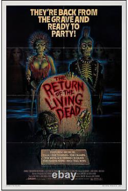 The Return of the Living Dead, Carl Ramsey, Folded Original Vintage Movie Poster