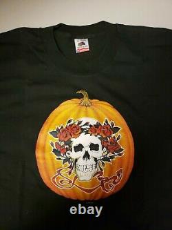 Unworn Grateful Dead Shirt T Shirt Vintage 1989 Halloween Pumpkin Skull GDM XL