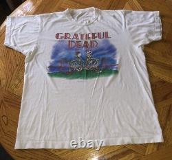 VINTAGE 1981 GRATEFUL DEAD T-Shirt 40 year old Tee EXCELLENT! Dead Set Album