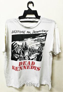 VINTAGE 80's DEAD KENNEDYS BEDTIME FOR DEMOCRACY PUNK ROCK HARDCORE T-SHIRT