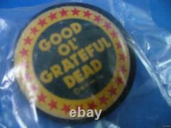 VINTAGE 80S GOOD OL' GRATEFUL DEAD TOUR PIN lapel button pinback art greatful