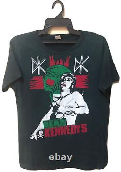 VINTAGE 80s DEAD KENNEDYS SKULL & CROSS PUNK ROCK HARDCORE TOUR CONCERT T-SHIRT